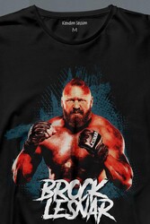 Brock Lesnar WWE UFC Amerikan Güreşi Spor Uzun Kollu Tişört Baskılı T-Shirt - Thumbnail