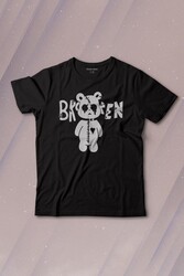 Broken Bear Mutsuz Ayıcık Baskılı Tişört Çocuk T-shirt - Thumbnail