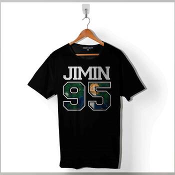 Bts Bangtan Boys Jimin 1995 95 Jhope 94 1994 Baskılı Tişört Unisex T-Shirt