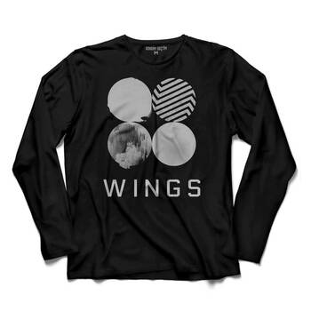 BTS BANGTAN BOYS JIMIN WINGS 95 JHOPE 94 1994 UZUN KOLLU TİŞÖRT