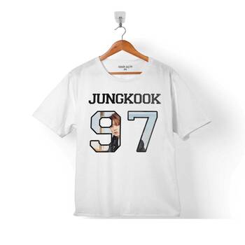 BTS BANGTAN BOYS JUNKOOK 97 LOGO ÇOCUK TİŞÖRT