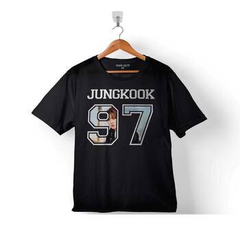 BTS BANGTAN BOYS JUNKOOK 97 LOGO ÇOCUK TİŞÖRT