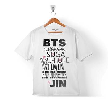 BTS BANGTAN BOYS JUNKOOK SUGA JIMIN ÇOCUK TİŞÖRT