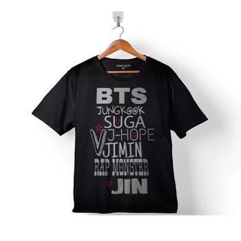 BTS BANGTAN BOYS JUNKOOK SUGA JIMIN ÇOCUK TİŞÖRT