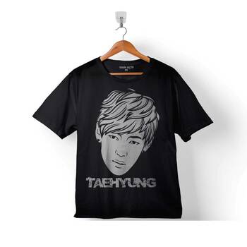 BTS BANGTAN BOYS TAEHYUNG LOGO ÇOCUK TİŞÖRT