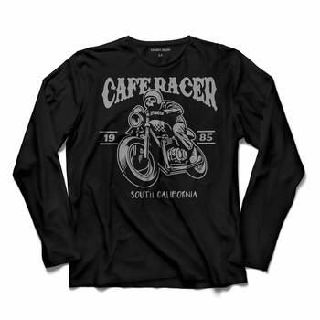 CAFE RACER MOTOSİKLET SOUTH CALİFORNIA UZUN KOLLU TİŞÖRT