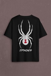 Can-Am Spyder Bombardıier Roadster Örümcek Sırt Ön Baskılı Oversize Tişört Unisex T-Shirt - Thumbnail