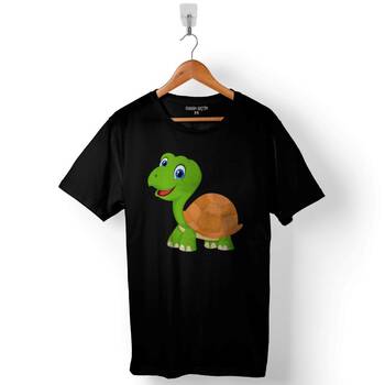 Caretta Caretta Kaplumbağa Dalyan İztuzu Turtles 4 Baskılı Tişört Unisex T-Shirt