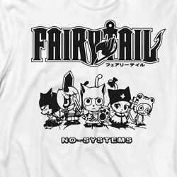 Cats Of Faıry Taıl Anme Kedi Japon Manga Uzun Kollu Tişört Baskılı T-Shirt - Thumbnail