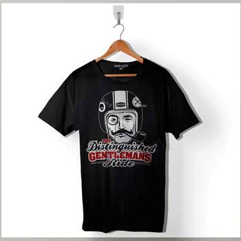 Centilmen Sürücü Gentleman Ride Driver Baskılı Tişört Unisex T-Shirt