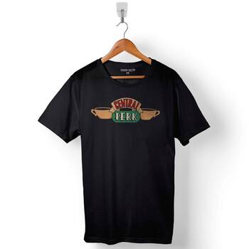 Central Perk The Friends A Place Where Meet Logo Baskılı Tişört Unisex T-Shirt