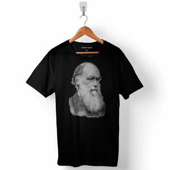 Charles Darwin Evrim Türlerin Kökeni Evolution Baskılı Tişört Unisex T-Shirt