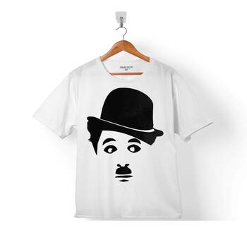 CHARLIE CHAPLIN ÇARLİ ÇAPLİN LOGO SİLÜET 2 ÇOCUK TİŞÖRT