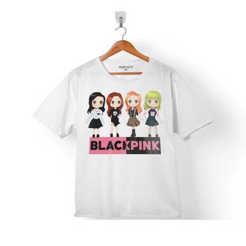 CHIBI BLACK PINK BLACKPINK MÜZİK GÜNEY KORE ÇOCUK TİŞÖRT