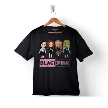 CHIBI BLACK PINK BLACKPINK MÜZİK GÜNEY KORE ÇOCUK TİŞÖRT