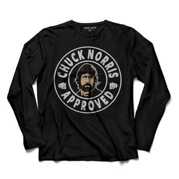 CHUCK NORRIS APPROVED DÖVÜŞCÜ UZUN KOLLU TİŞÖRT