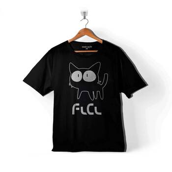 ÇİZGİ FİLM FOOLY COOLY FLCL ANİME CARTOON KEDİ 2 ÇOCUK TİŞÖRT