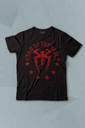 Çocuk T-shirt Head Of The Table Roman Reigns Spor Gym Siyah Baskılı Tişört - Thumbnail