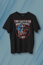 Cody Rhodes Nightmare Family Wwe Amerikan Güreşi Gym Body Baskılı Tişört Unisex T-shirt - Thumbnail