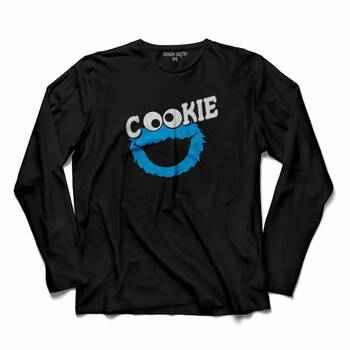 COOKIE KURABİYE CANAVARI SUSAM SOKAĞI 4 UZUN KOLLU TİŞÖRT