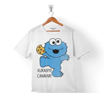 COOKIE KURABİYE CANAVARI SUSAM SOKAĞI ÇOCUK TİŞÖRT