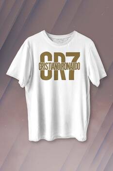 Cr7 Cristiano Ronaldo Best Footballer Baskılı Tişört Unisex T-shirt