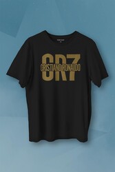 Cr7 Cristiano Ronaldo Best Footballer Baskılı Tişört Unisex T-shirt - Thumbnail