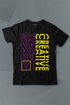 Creative Minimal Color Baskılı Tişört Çocuk T-shirt