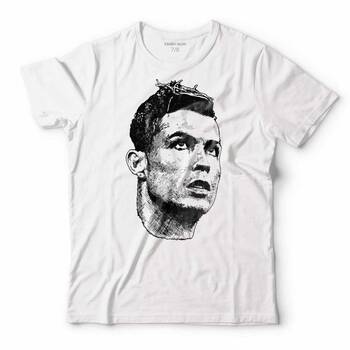 CRISTIANO RONALDO AIR CR7 TYPOGRAPHY SİLÜET ÇOCUK TİŞÖRT