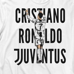 Cristiano Ronaldo Cr7 Aır Juventus Uzun Kollu Tişört Baskılı T-Shirt - Thumbnail