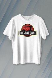 Crystal Lake Korku Filmi Jason Movie Fİlm Halloween Baskılı Tişört Unisex T-shirt - Thumbnail