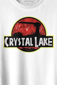 Crystal Lake Korku Filmi Jason Movie Fİlm Halloween Baskılı Tişört Unisex T-shirt