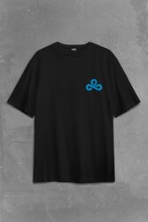 Cs Go Csgo Cloud9 Cloud 9 Team Counter Strike Sırt Ön Baskılı Oversize Tişört Unisex T-Shirt - Thumbnail