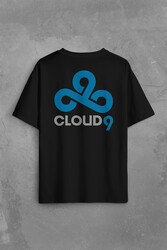 Cs Go Csgo Cloud9 Cloud 9 Team Counter Strike Sırt Ön Baskılı Oversize Tişört Unisex T-Shirt - Thumbnail