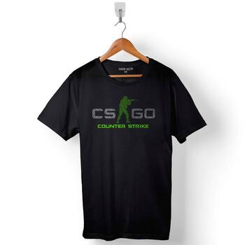 Cs Go Logo Csgo Counter Strike Global Offensıve Baskılı Tişört Unisex T-Shirt