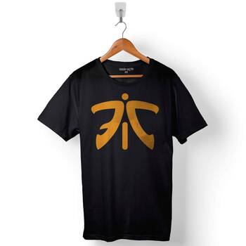 Csgo Cs Go Fnatic Team Logo Counter Strike Baskılı Tişört Unisex T-Shirt