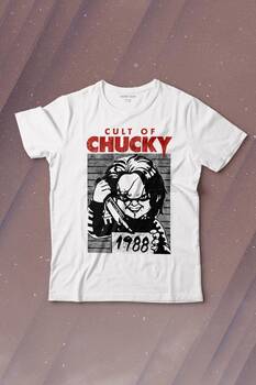 Cult Of Chucky 1988 Korku Film Çaki Baskılı Tişört Çocuk T-shirt