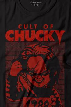 Cult Of Chucky 1988 Korku Film Çaki Baskılı Tişört Çocuk T-shirt