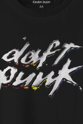 Daft Punk Müzik Get Lucky Music Baskılı Tişört Unisex T-shirt - Thumbnail