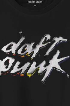 Daft Punk Müzik Get Lucky Music Baskılı Tişört Unisex T-shirt