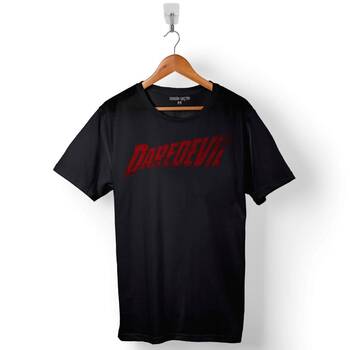 Daredevil Dd Dare devil Logo Baskılı Tişört Unisex T-Shirt