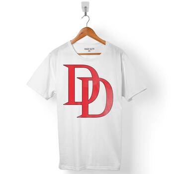 DAREDEVIL DD DARE DEVIL LOGO ERKEK TİŞÖRT