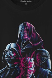 Dark Side Star Wars Darth Baskılı Tişört Unisex T-shirt - Thumbnail