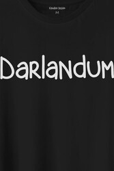 Darlandum Darlandım Dar Lan Dum Karadeniz Trabzon Baskılı Tişört Unisex T-Shirt - Thumbnail