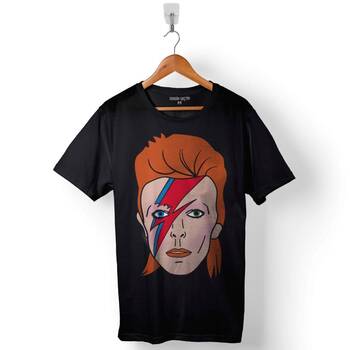 David Bowıe Blackstar Black Star Baskılı Tişört Unisex T-Shirt