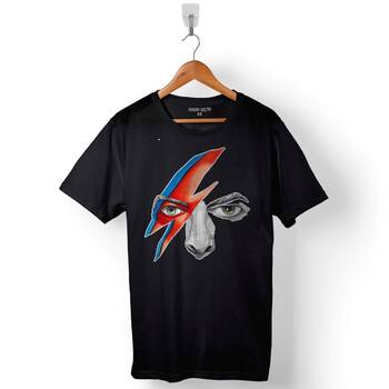 David Bowıe Blackstar Black Star Baskılı Tişört Unisex T-Shirt