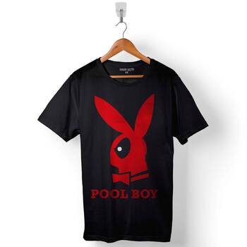 Deadpool Pool Boy 1 2 3 Logo Baskılı Tişört Unisex T-Shirt