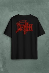 Death Life Will Never Last Metal Band Metallica Sırt Ön Baskılı Oversize Tişört Unisex T-Shirt - Thumbnail