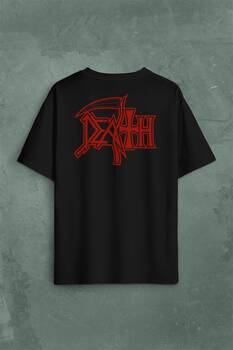 Death Life Will Never Last Metal Band Metallica Sırt Ön Baskılı Oversize Tişört Unisex T-Shirt