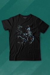 Death Note Nighmare Canavar Silüeti Dizi Anime Baskılı Tişört Çocuk T-shirt - Thumbnail